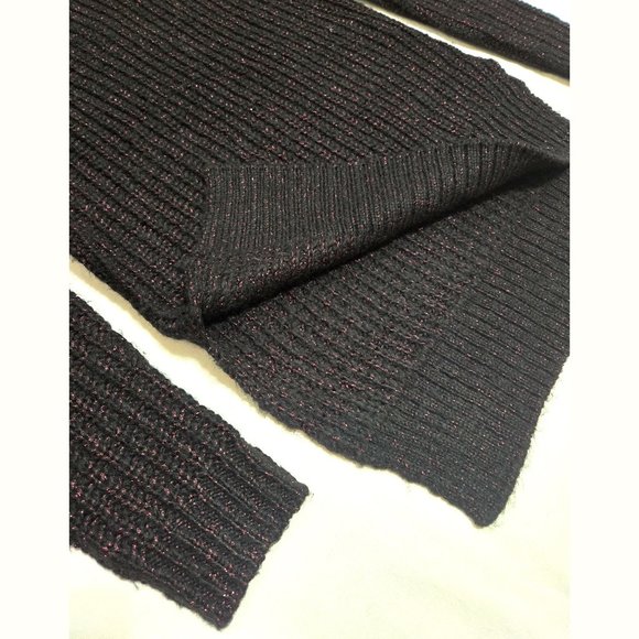 RACHEL Rachel Roy Turtleneck Sparkle Sweater – Size S - Picture 2 of 5